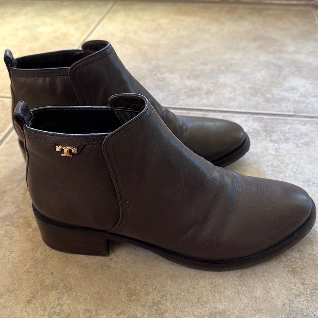 Tory Burch Leather Booties